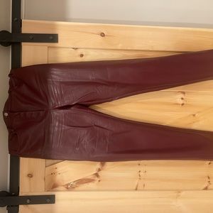Aritzia Melina Pants- BURGUNDY